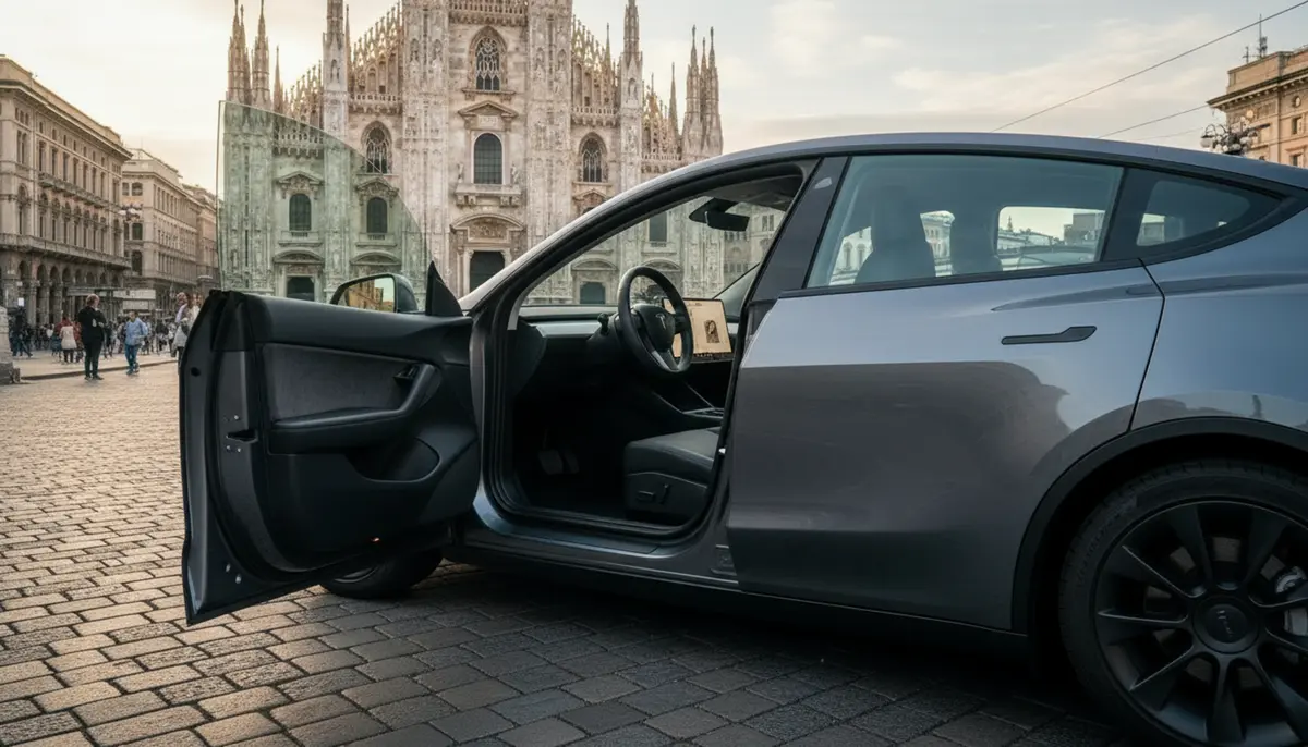 Tesla Model Y Long Range 2023, intérieur — Monaco Super Car Rental, Monaco