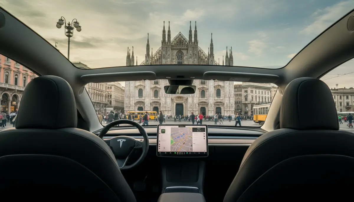Tesla Model Y Long Range 2023, tableau de bord — Monaco Super Car Rental, Monaco